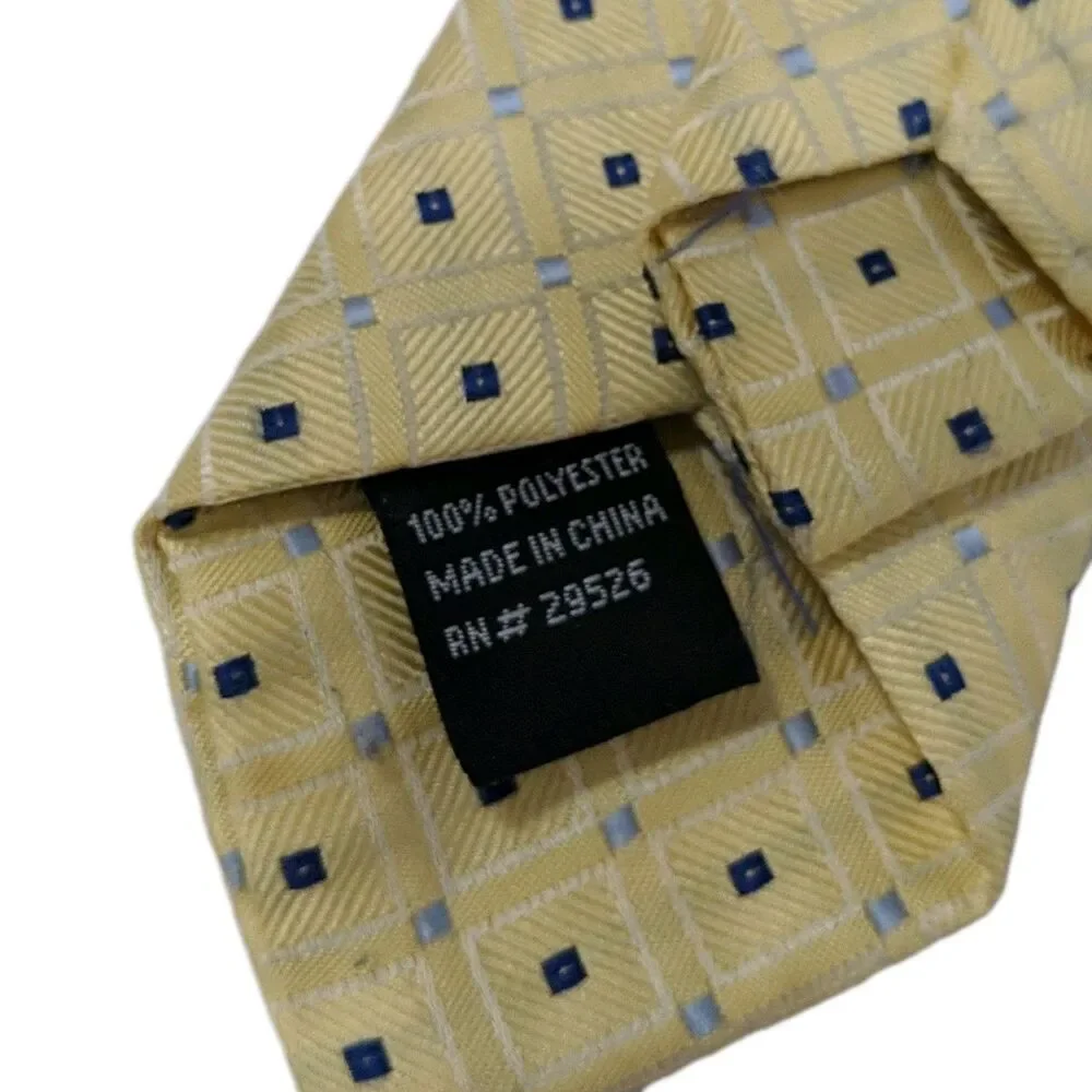 George Youth Tie Clip On Kids Yellow School Events Church 11